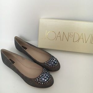 NWT Joan & David Beaded Cork Flats